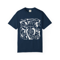 Load image into Gallery viewer, Graffiti Caribbean Unisex T-shirt by Artist Ibsen Espada
