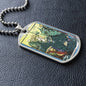 The Empress Tarot Card Dogtag Pendant Necklace
