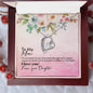 Forever Love Necklace For Mom with On Demand Message Card
