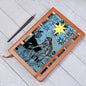The Star Tarot Card Leather Graphic Journal
