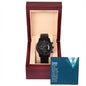 Black Chronograph Watch For Dad + MC (NO ENGRAVING)