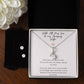 To My Amazing Wife Alluring Beauty Necklace, Gift for Birthday, Christmas, Valentine's Day or Anniversary