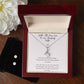 To My Amazing Wife Alluring Beauty Necklace, Gift for Birthday, Christmas, Valentine's Day or Anniversary