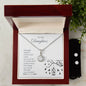 Eternal Hope Necklace + Clear CZ Earrings For Daughter