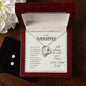 Forever Love Necklace + Clear CZ Earrings For Daughter
