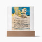 Keep Agoin' Fisherman Motto Acrylic Plaque