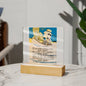 Keep Agoin' Fisherman Motto Acrylic Plaque