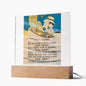 Keep Agoin' Fisherman Motto Acrylic Plaque