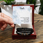 Love You Forever Bracelet For Dad