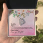 Forever Love Necklace For Mom with On Demand Message Card