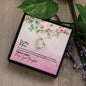 Forever Love Necklace For Mom with On Demand Message Card