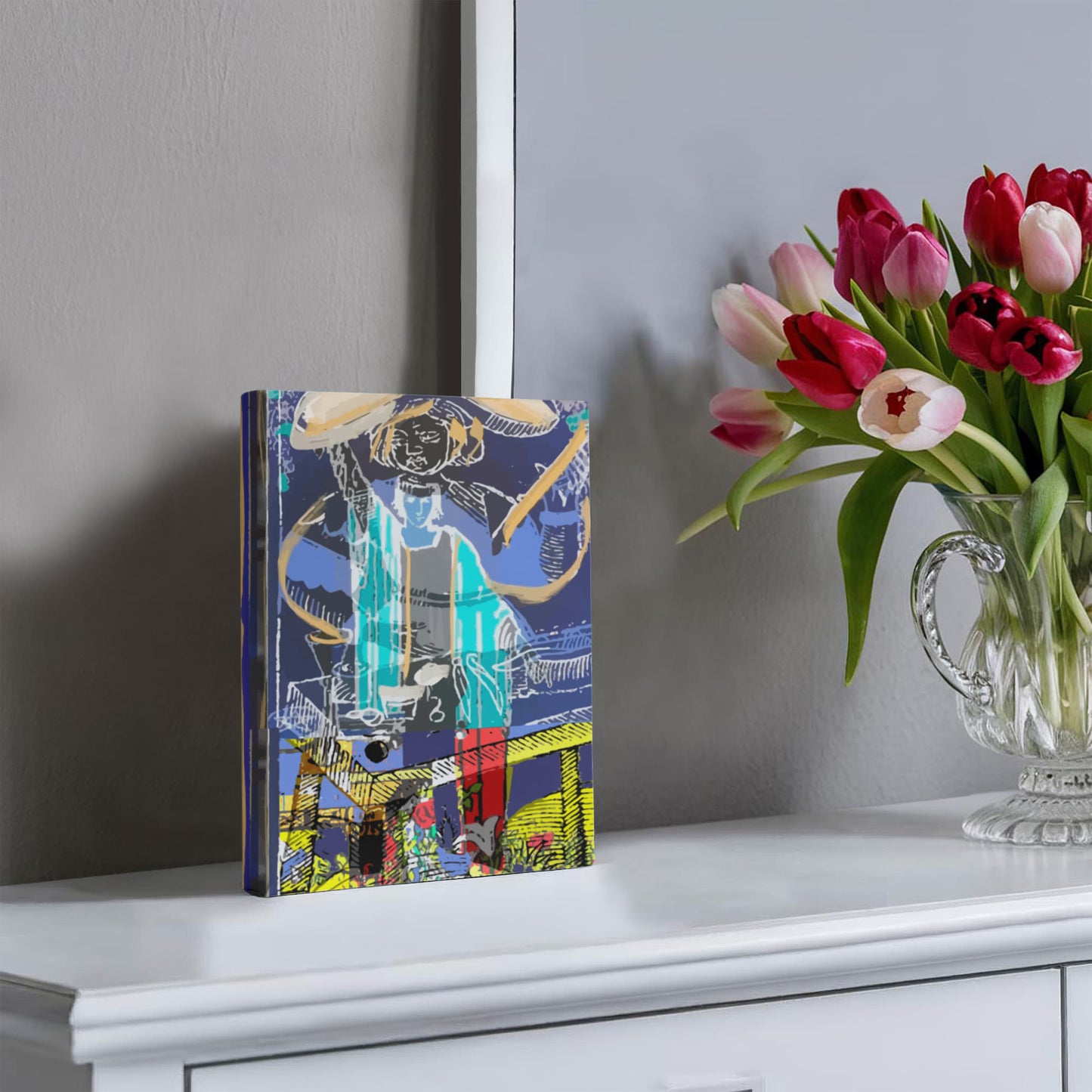 Tarot Magician Card Canvas Print Wall Art