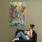 The Lovers Tarot Card Flag Banner Tapestry