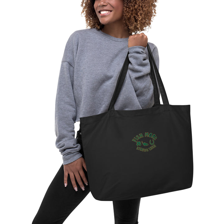 Large Eco Organic Tote Bag For Fishing Gear