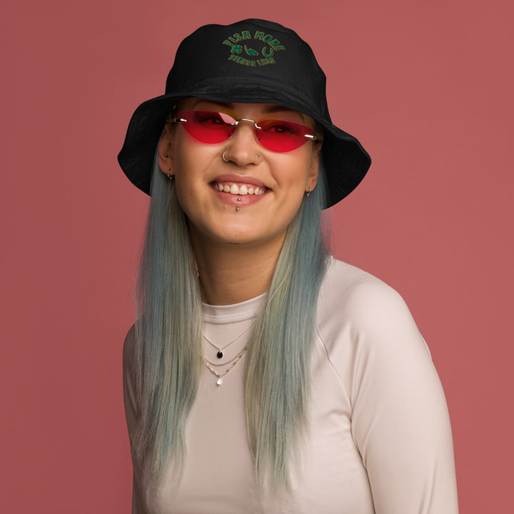 Fish More Stress Less Organic Lucky Bucket Hat
