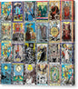 Tarot Grid Square Major Arcana - Canvas Print