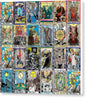 Tarot Grid Square Major Arcana - Canvas Print