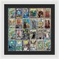 Tarot Grid Square Major Arcana - Framed Print