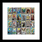 Tarot Grid Square Major Arcana - Framed Print