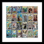 Tarot Grid Square Major Arcana - Framed Print