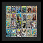 Tarot Grid Square Major Arcana - Framed Print