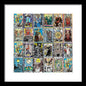 Tarot Grid Square Major Arcana - Framed Print